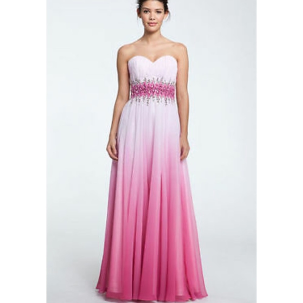Sean Couture Pink ombré dress